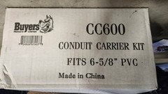 Buyers Products (CC600) 6″ PVC Conduit Carrier Kit New Open Box