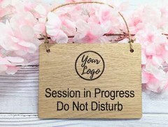 Session in Progress, Personalised Do Not Disturb Sign – Available in 4 Sizes