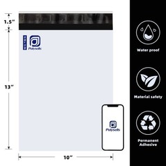 100 10X13 Poly Mailers Envelopes Self Sealing Shipping Mailers Bags POLYSELLS US
