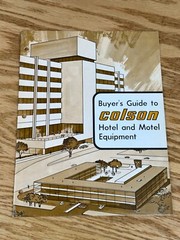 Vintage Catalog 1960 Colson Hotel Motel Equipment Buyer’s Guide Industrial