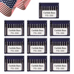 Dental Midwest FG 330 Regular Shank Pear Shaped Carbide Burs 100/Pk
