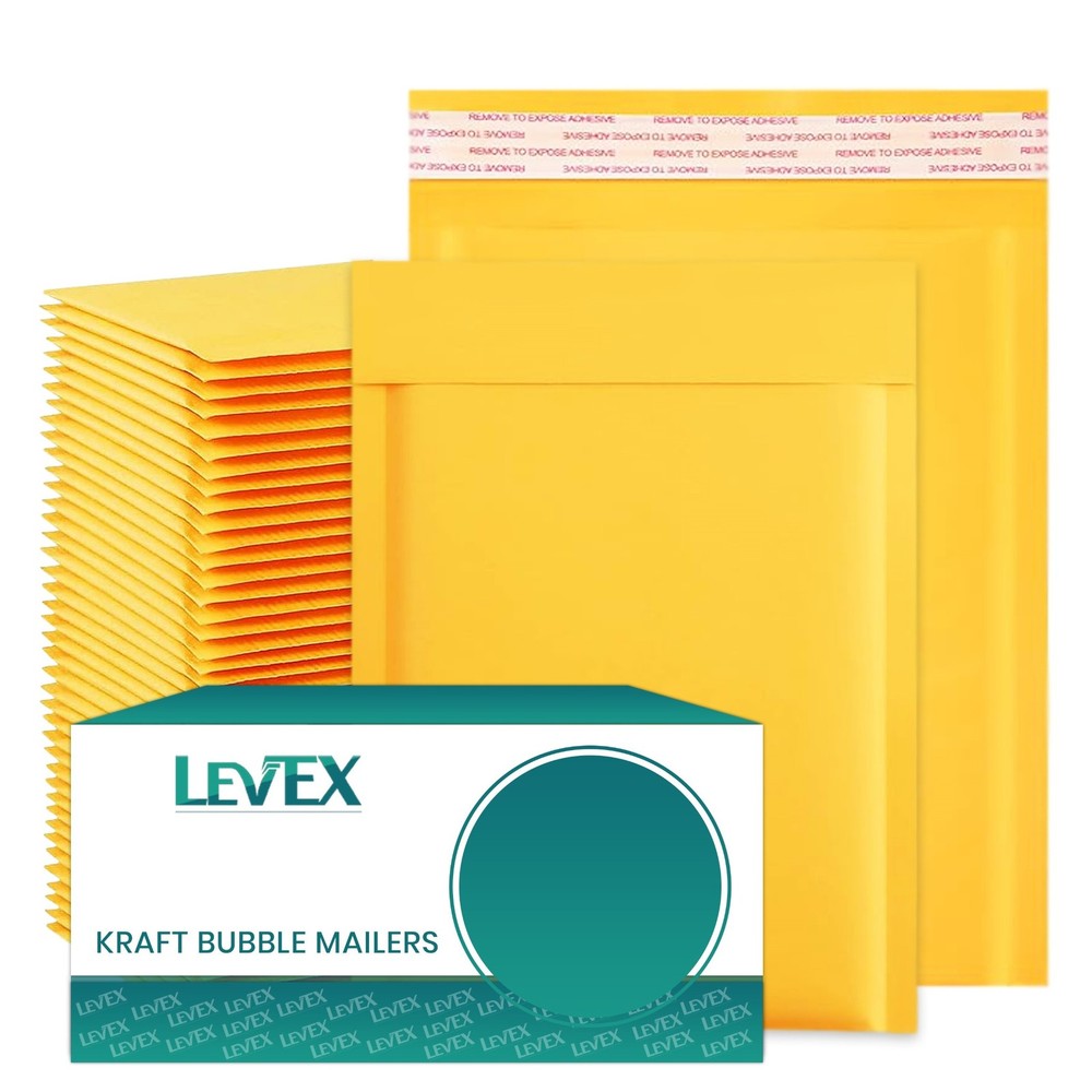 Kraft Bubble Mailers Padded Envelope Shipping Bags Seal Any Size 50/100/200/500