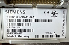 Siemens SIMODRIVE Module 6SN1121-0BA11-0AA1 PROFIBUS Version D