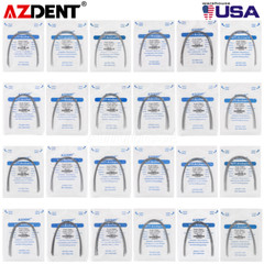 AZDENT Dental Orthodontic Arch Wire Super Elastic Niti Rectangular Ovoid Form US
