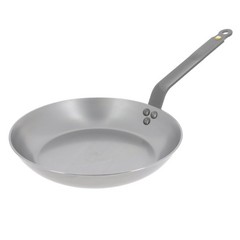 de Buyer MINERAL B Carbon Steel Omelette Pan – 9.5” Diameter, 7.7” C