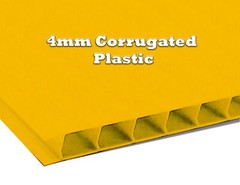 4mm Corrugated Plastic Sheets 18×24 24×36 24×48 36×36 Many Colors Coroplast Sign
